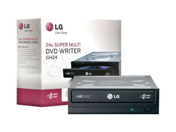 LG 24X SATA None Lightscribe DVD Writer