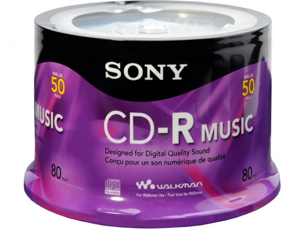 Sony CD-R Music - Logo Branded - 50 Discs